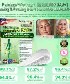 𝙋𝙪𝙧𝙚𝙡𝙪𝙭𝙤® 𝑴𝒐𝒓𝒊𝒏𝒈𝒂 & 𝑩𝒆𝒓𝒃𝒆𝒓𝒊𝒏𝒆 *NAD+| Slimming & Firming 2-in-1 Nano Microneedle Patch