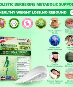 𝙋𝙪𝙧𝙚𝙡𝙪𝙭𝙤® 𝑴𝒐𝒓𝒊𝒏𝒈𝒂 & 𝑩𝒆𝒓𝒃𝒆𝒓𝒊𝒏𝒆 *NAD+| Slimming & Firming 2-in-1 Nano Microneedle Patch