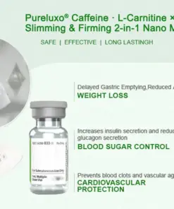 𝙋𝙪𝙧𝙚𝙡𝙪𝙭𝙤® Caffeine · L-Carnitine × Retinol | Slimming & Firming 2-in-1 Nano Microneedle Patch