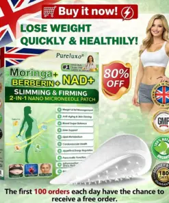 𝐏𝐮𝐫𝐞𝐥𝐮𝐱𝐨® Moringa & Berberine 10-IN-1 Advanced Nano Microneedle Patch