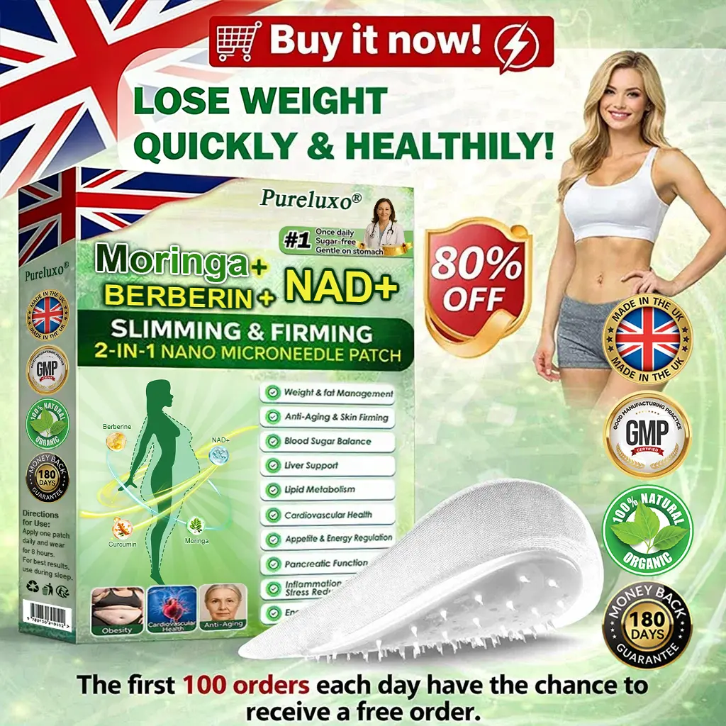 ๐๐ฎ๐ซ๐๐ฅ๐ฎ๐ฑ๐จยฎ Moringa & Berberine 10-IN-1 Advanced Nano Microneedle Patch
