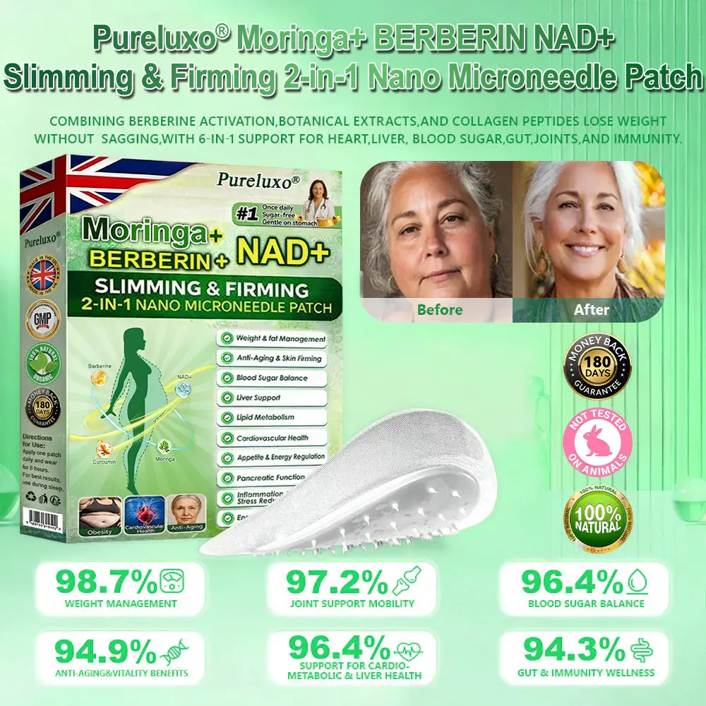 ๐๐ฎ๐ซ๐๐ฅ๐ฎ๐ฑ๐จยฎ Moringa & Berberine 10-IN-1 Advanced Nano Microneedle Patch